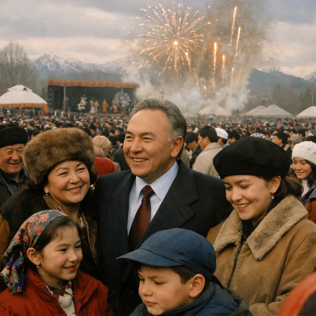 Архивные кадры Наурыза 1997 года погружают в атмосферу ранней независимости Казахстана