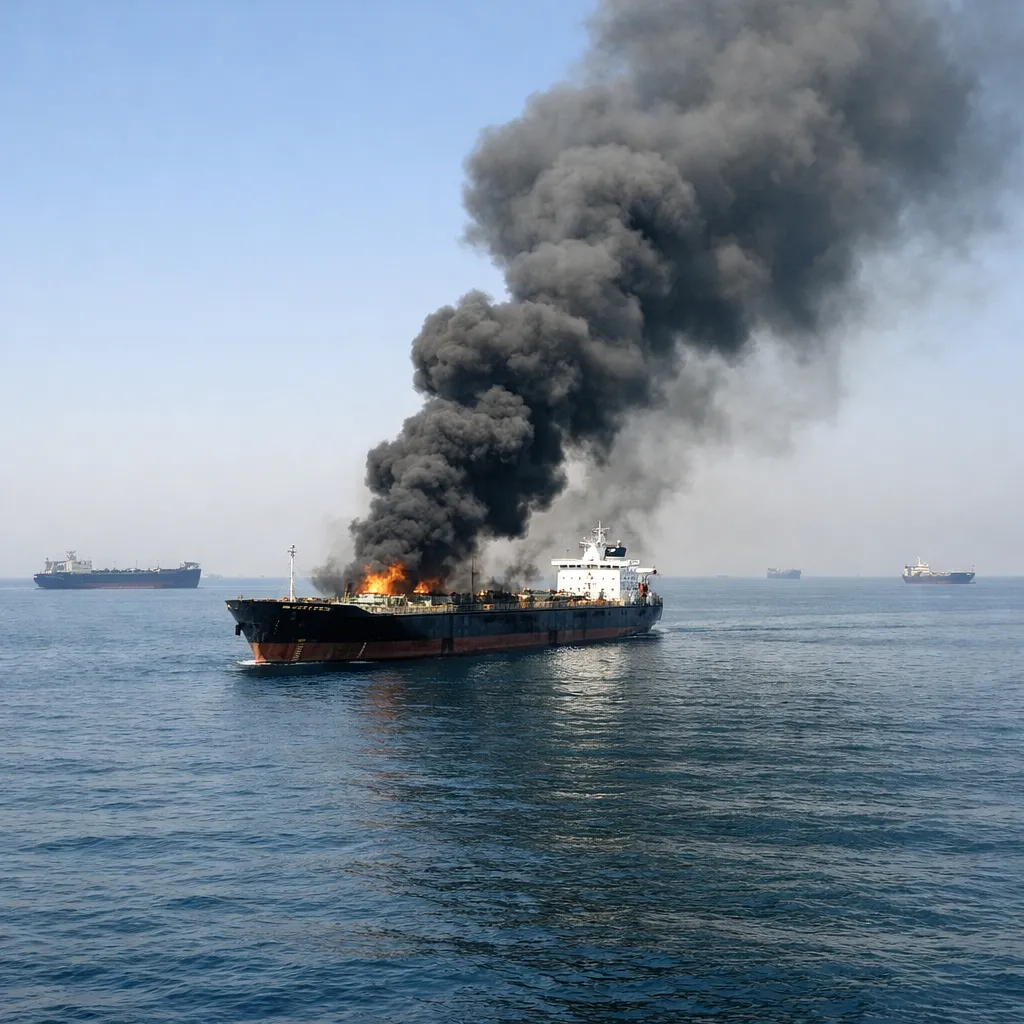 Ақпан айының соңындағы соғыстан кейін Тегеран бұғазды жауып, өтіп бара жатқан кемелерге шабуыл жасай бастады