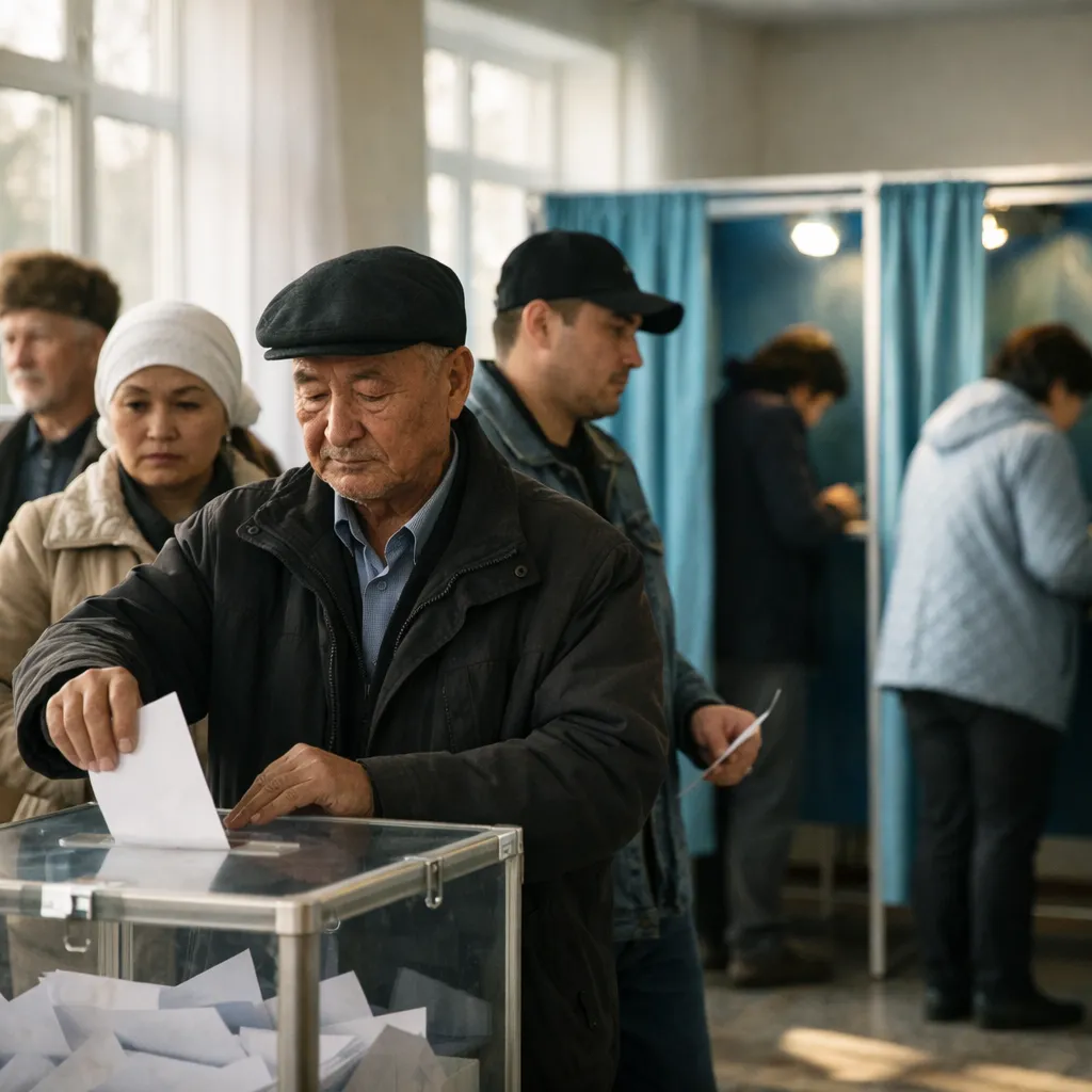 Предварительная явка на референдум по Конституции Казахстана составила 19,21% к 10:00