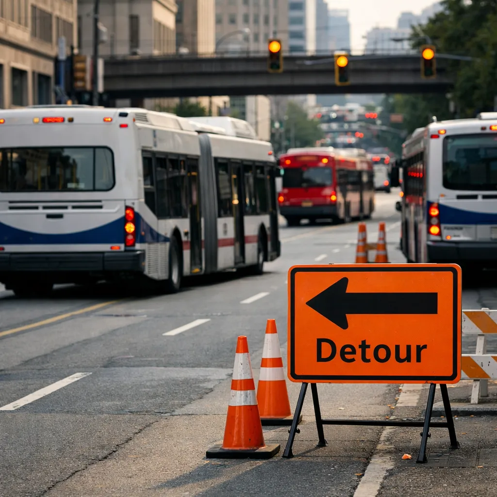 Автобусы № 6, 16, 37, 39, 42, 503 временно меняют схему движения