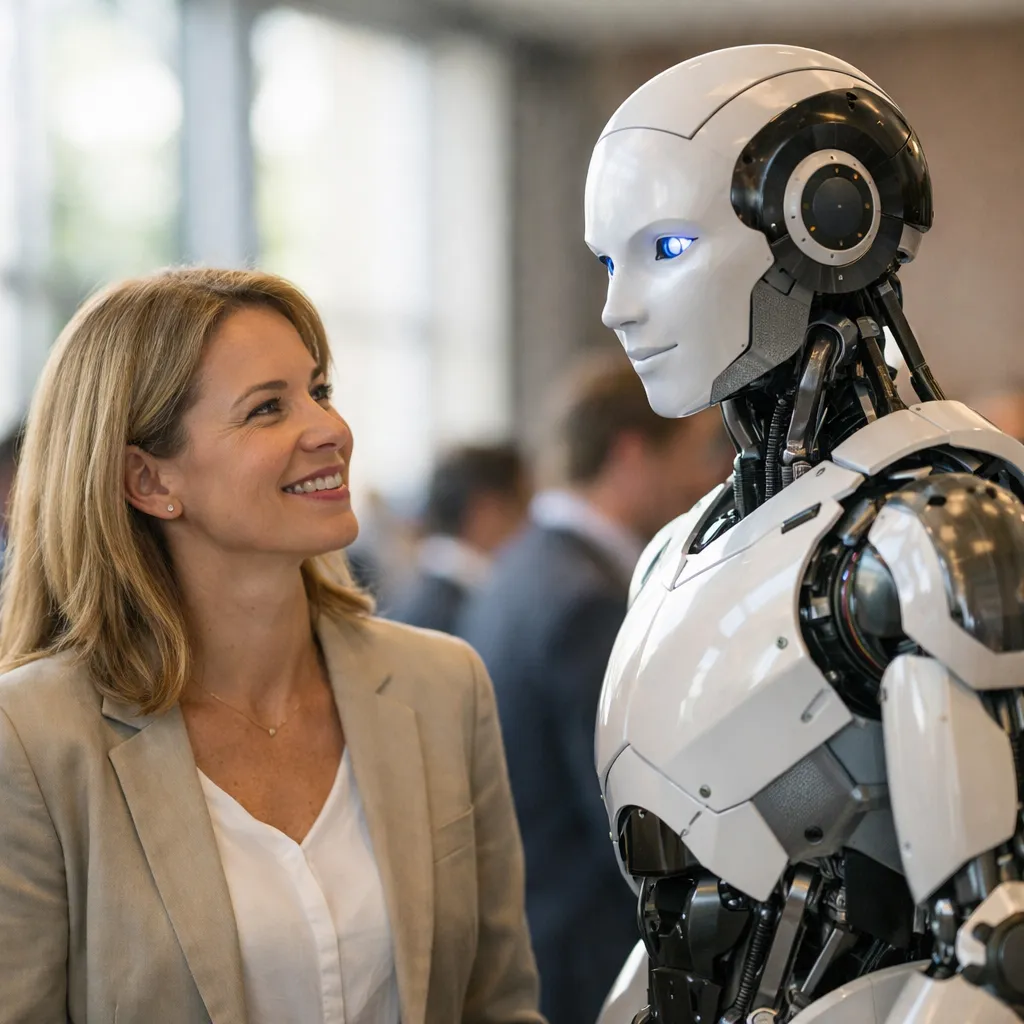 Мелания Трамп посетила саммит по ИИ-образованию в сопровождении робота