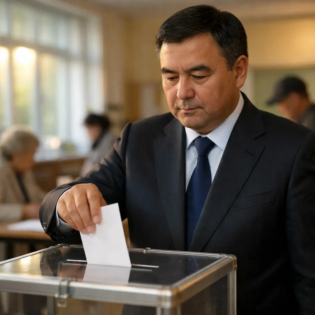 Астана әкімі Жеңіс Қасымбек конституциялық реформа бойынша референдумда дауыс берді