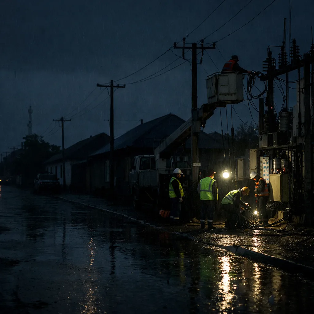 Массовые отключения электроэнергии в Атырау после дождя