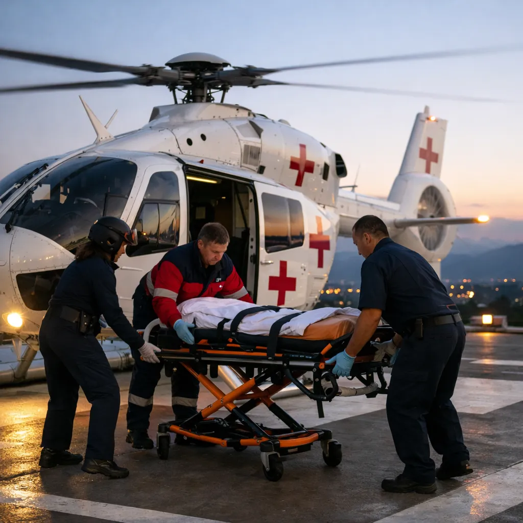 Атырауда санитарлық авиациямен науқас жеткізілді