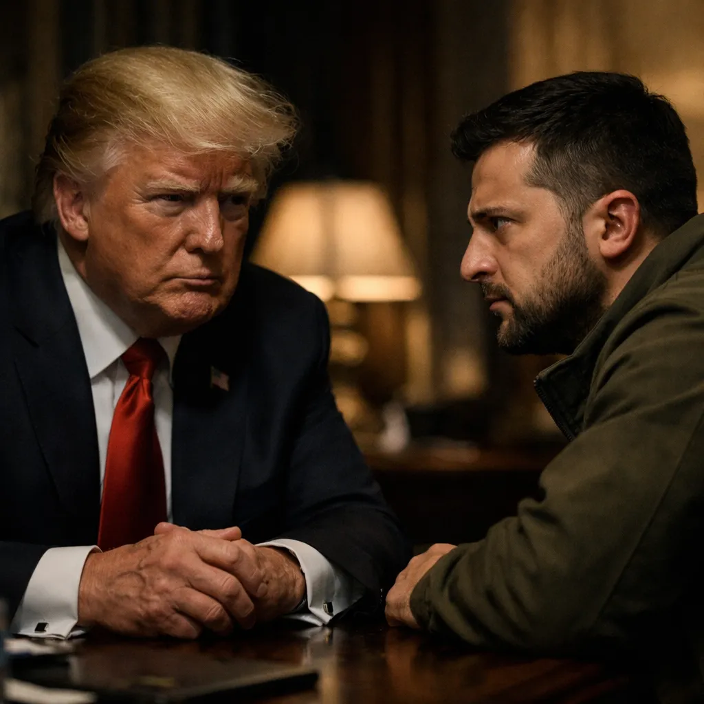 Трамп Зеленскийді сынға алып, онымен келісу Путинге қарағанда қиын екенін айтты