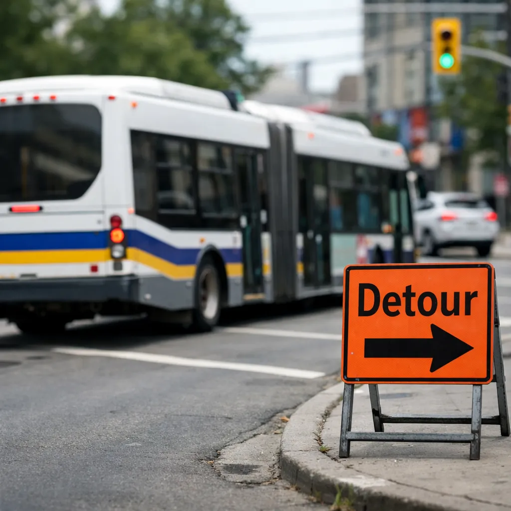 Автобус № 16 временно изменил маршрут