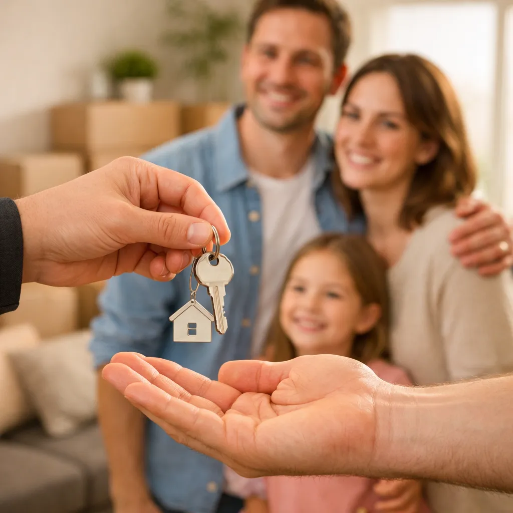 Семье сотрудника МЧС вручили ключи от квартиры в Астане