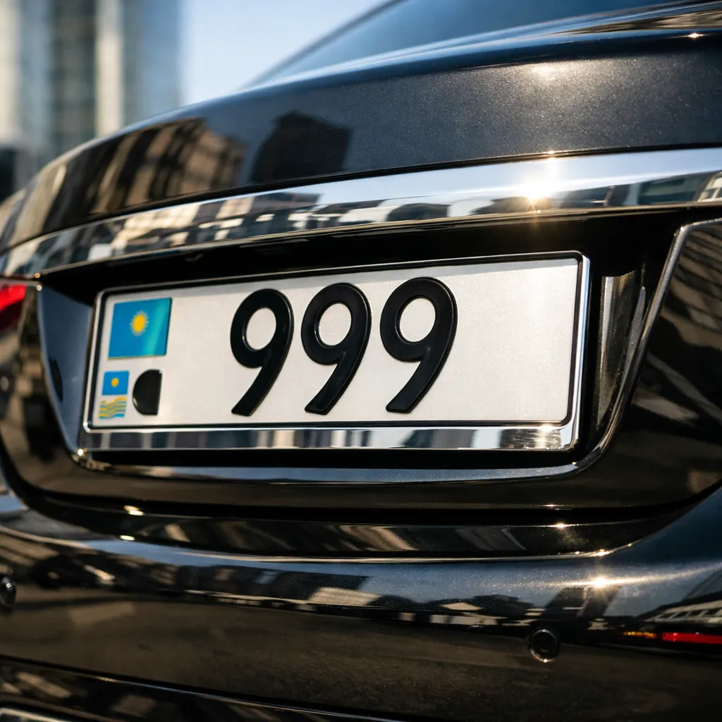 Казахстанцы активно заказывают «красивые» автомобильные номера в 2026 году