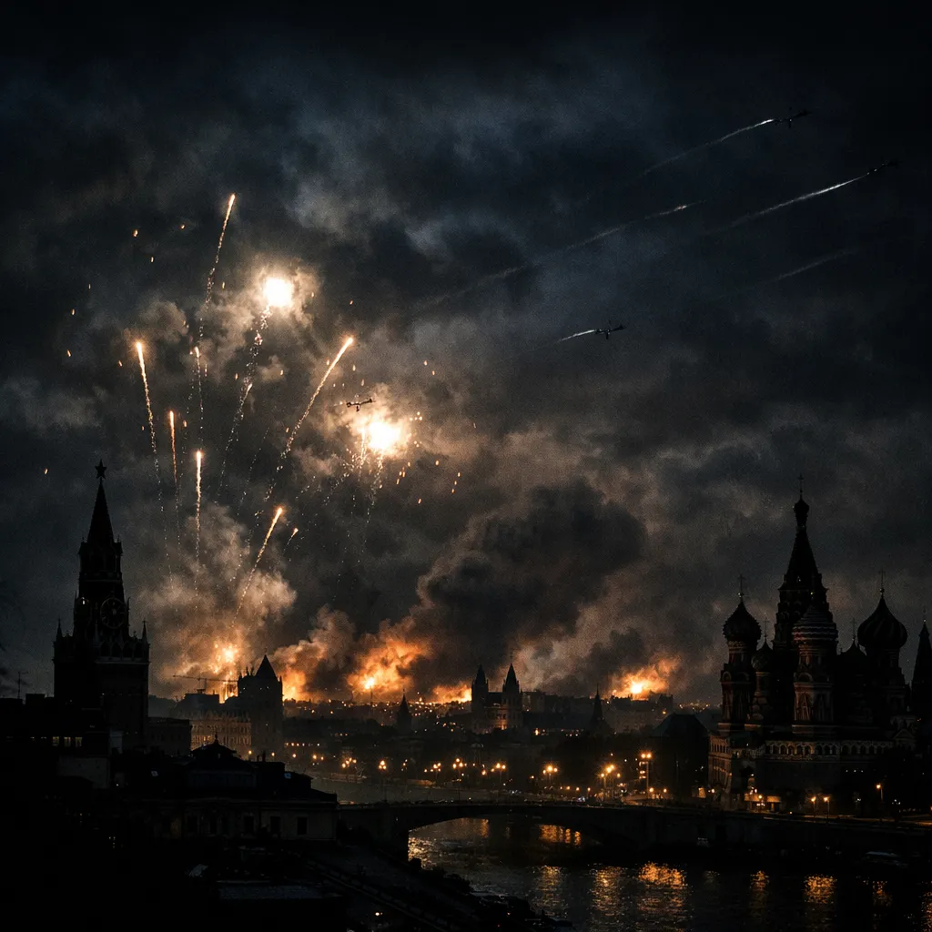 Третьи сутки атак украинских БПЛА-камикадзе на Москву: сбито не менее 48 дронов