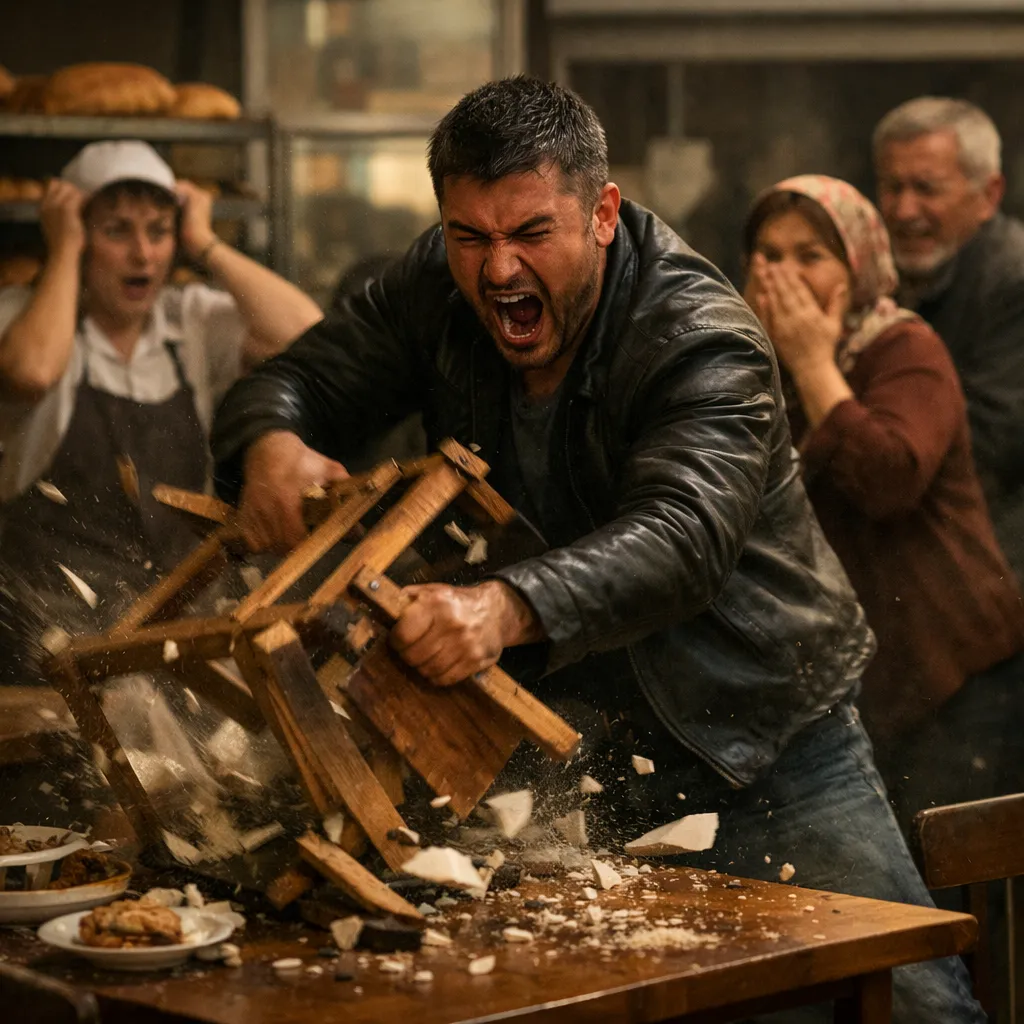 Ақтаудағы кондитерлік дүкенде ер адам жиһазды сындырып, әкімшілік құқықбұзушылық бойынша хаттама толтырылды