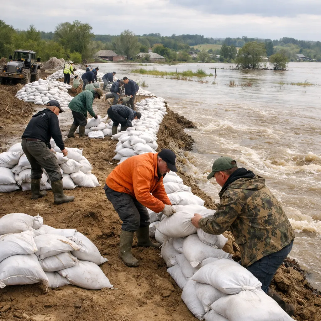 Комплексные противопаводковые работы продолжаются в Карагандинской области