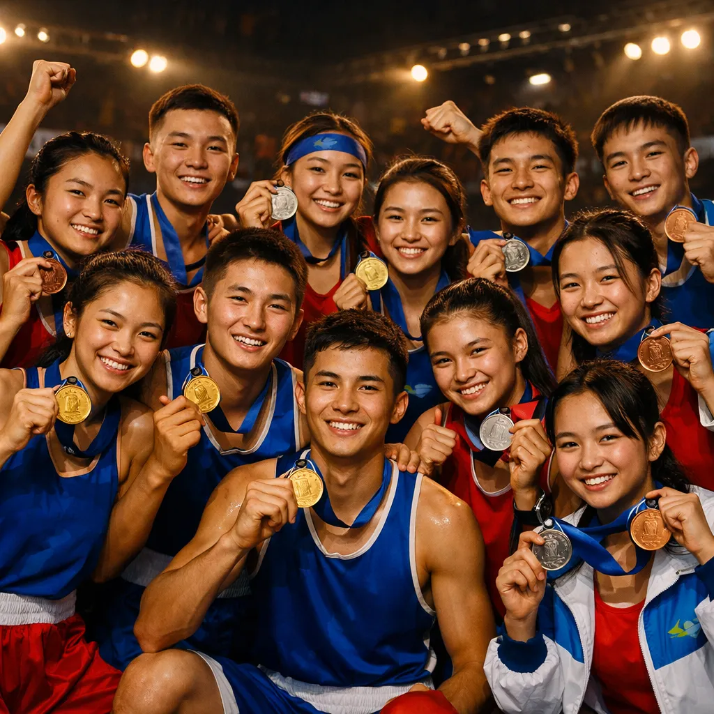 Қазақстан U19 құрамасы Бангкоктағы «Кубок будущего» турнирінде 11 медаль жеңіп алды