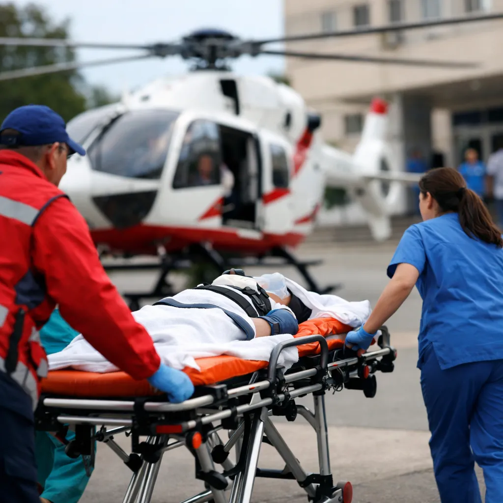 Санитарная авиация МЧС РК оперативно доставила пациентку в Тараз