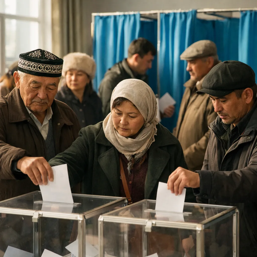 Қазақстандағы жаңа Конституция бойынша референдум: 14:00-дегі алдын ала қатысу 51,93% болды