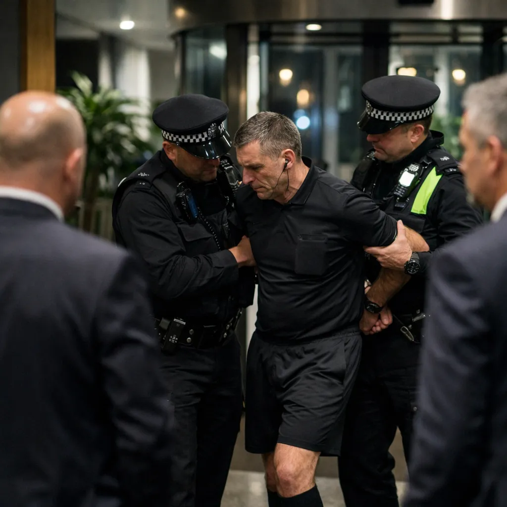 Британская полиция задержала арбитра УЕФА по подозрению в домогательствах к несовершеннолетнему