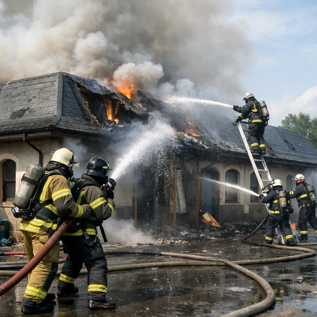 Пожар в бане в Семее ликвидирован, пострадавших нет