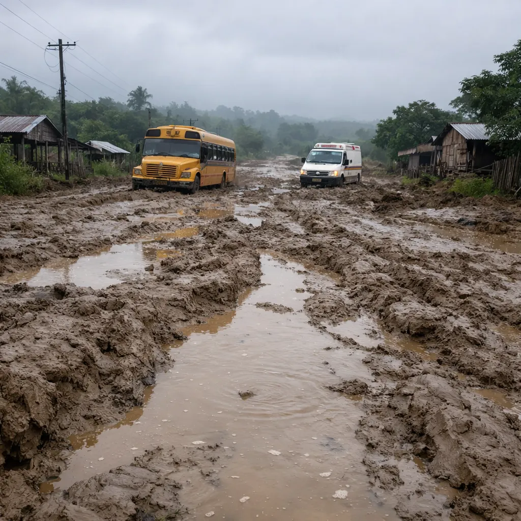 Жители сёл Павлодарской области отрезаны от внешнего мира из-за весенней распутицы