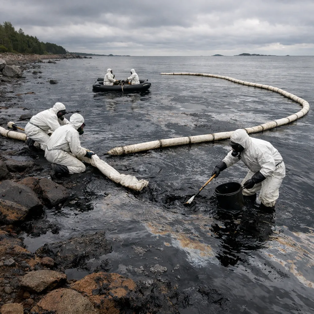 Леноблыстағы Фин шығанағы мұнай өнімдерімен ластанды