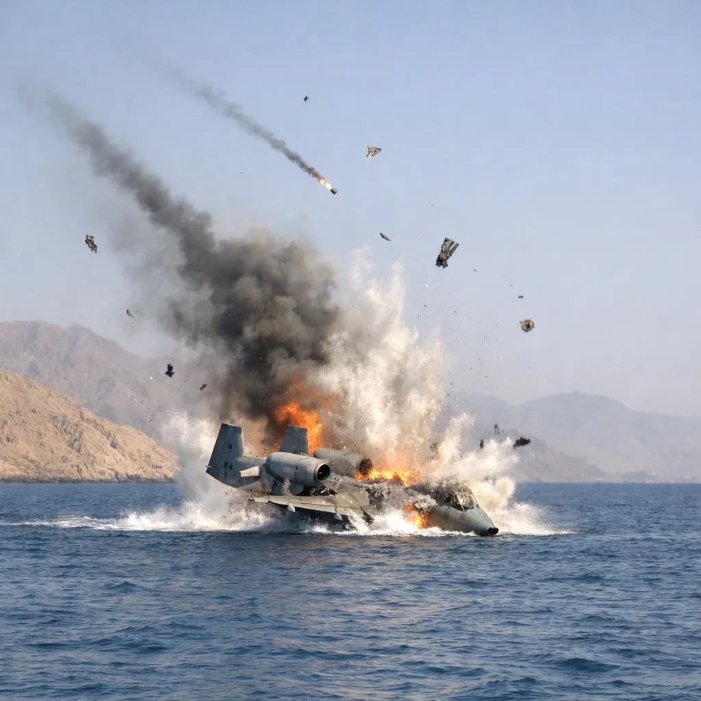 Иранның әуе қорғанысы Ормуз бұғазы маңында АҚШ-тың A-10 штурмовигін қағып түсіргенін мәлімдеді