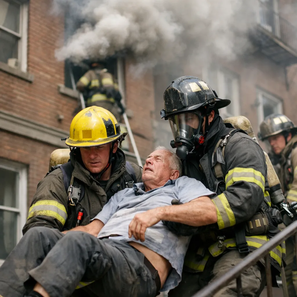 Өскеменде үшінші қабаттағы пәтердегі өрт кезінде 1936 жылы туған ер адам құтқарылды
