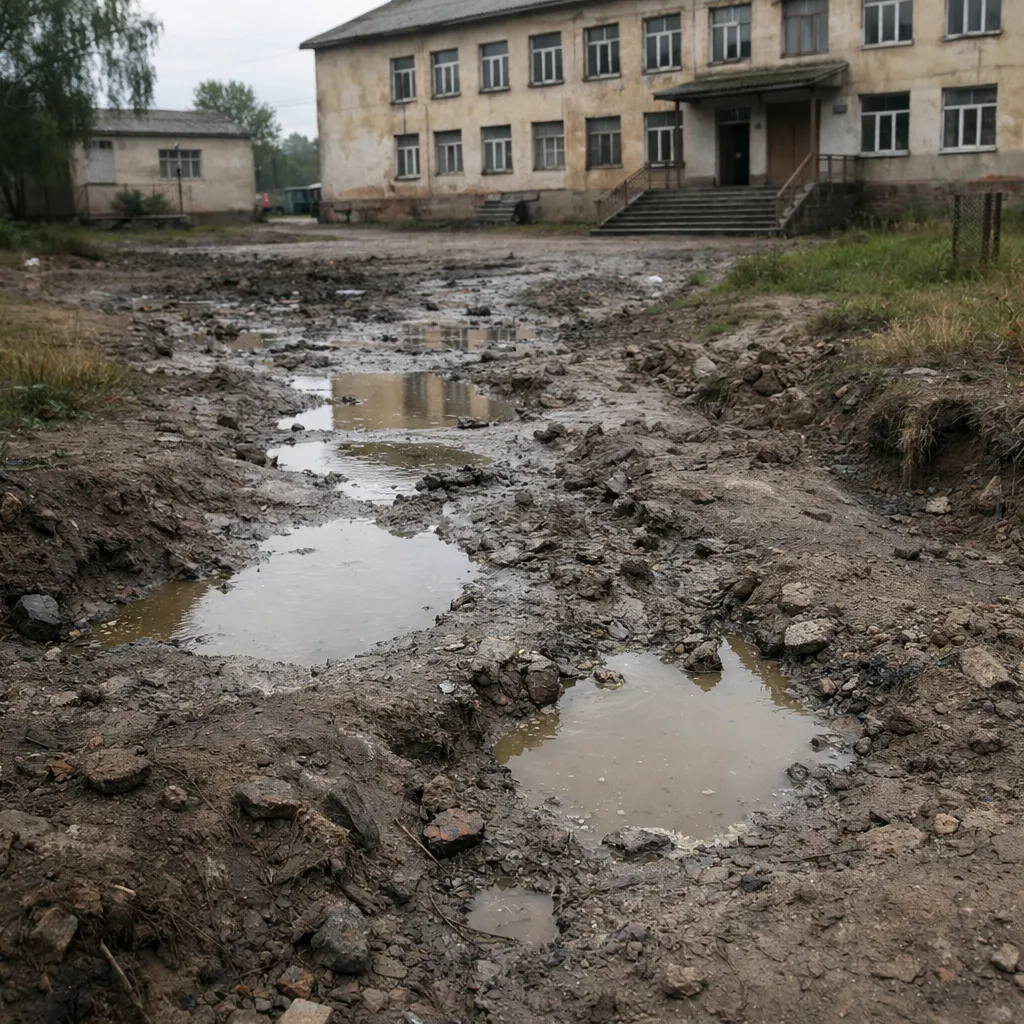 В школе-лицее №73 требуется обустройство безопасного пути для учеников