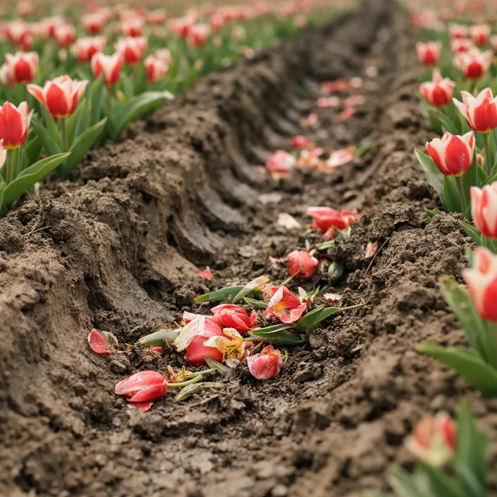 Трактор на поле с тюльпанами Грейга в Туркестанской области вызвал споры в соцсетях