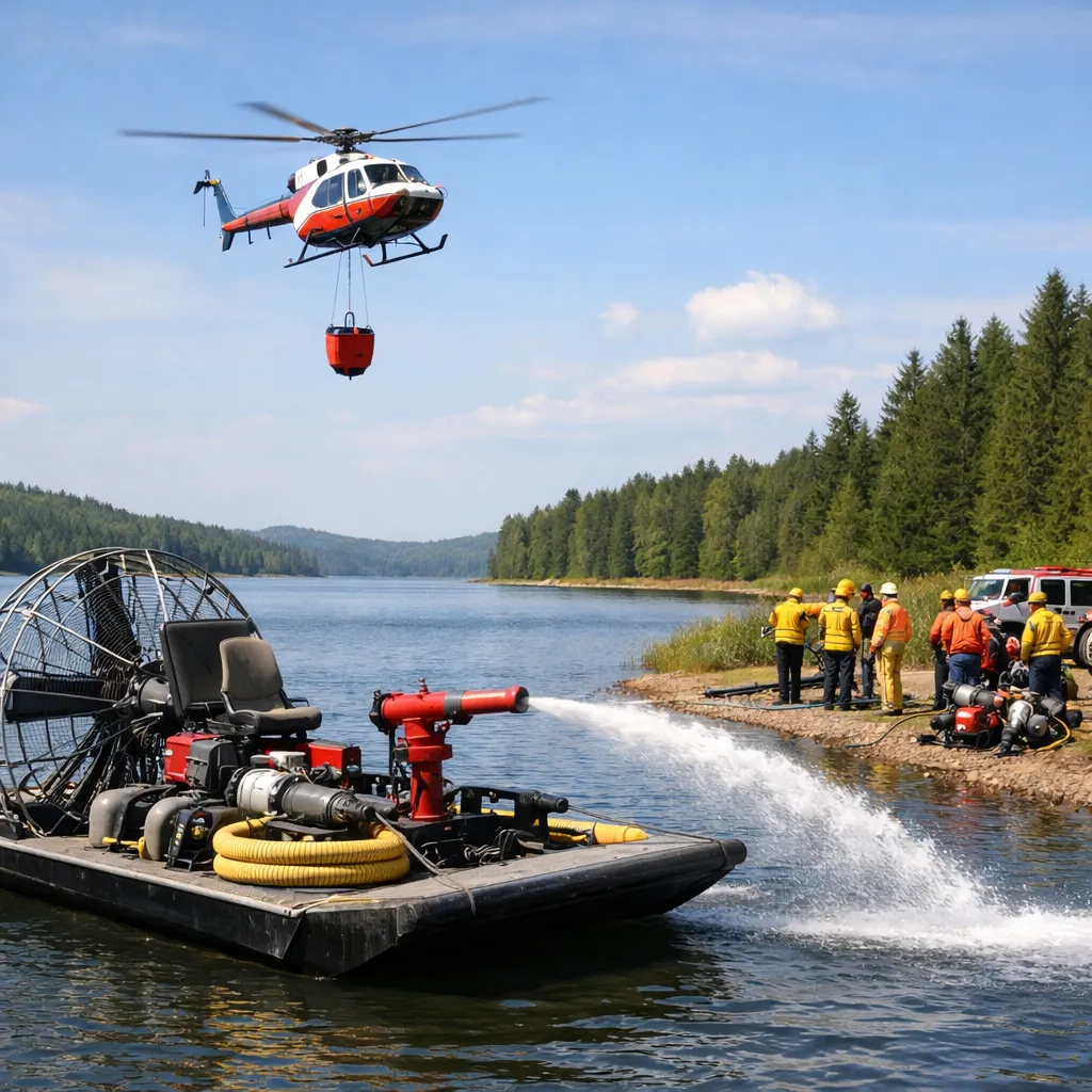 СҚО-да өрт қауіпті кезеңге дайындық тексерілді: күштер мен құралдар әуеден, судан және құрлықтан бағаланды